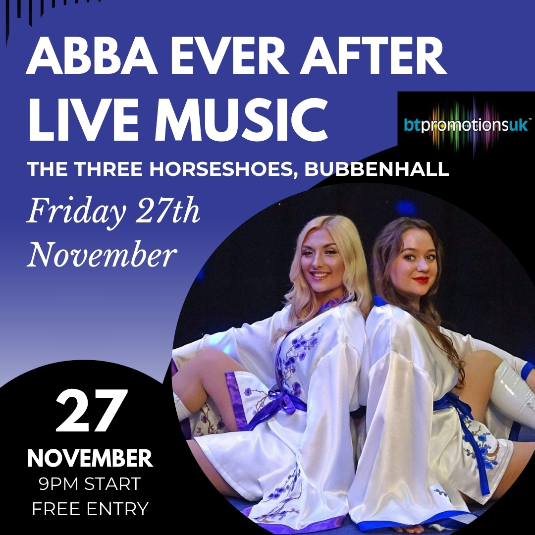 ABBA Ever After live music poster
