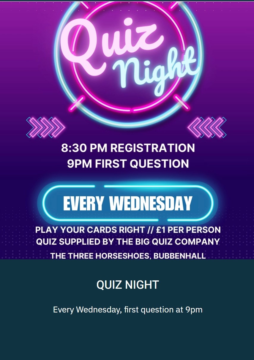 Quiz Night poster
